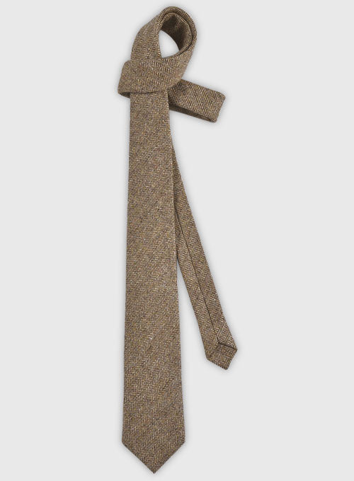 Tweed Tie - Irish Brown Herringbone – StudioSuits