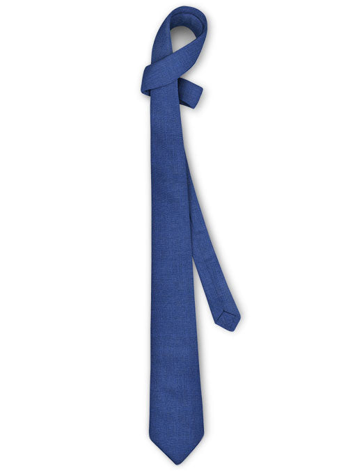 Italian Linen Tie - Cobalt Blue – StudioSuits