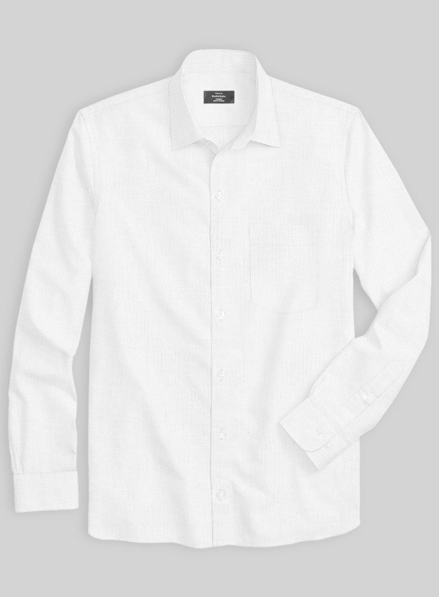Italian Lombardo Nova White Shirt – StudioSuits