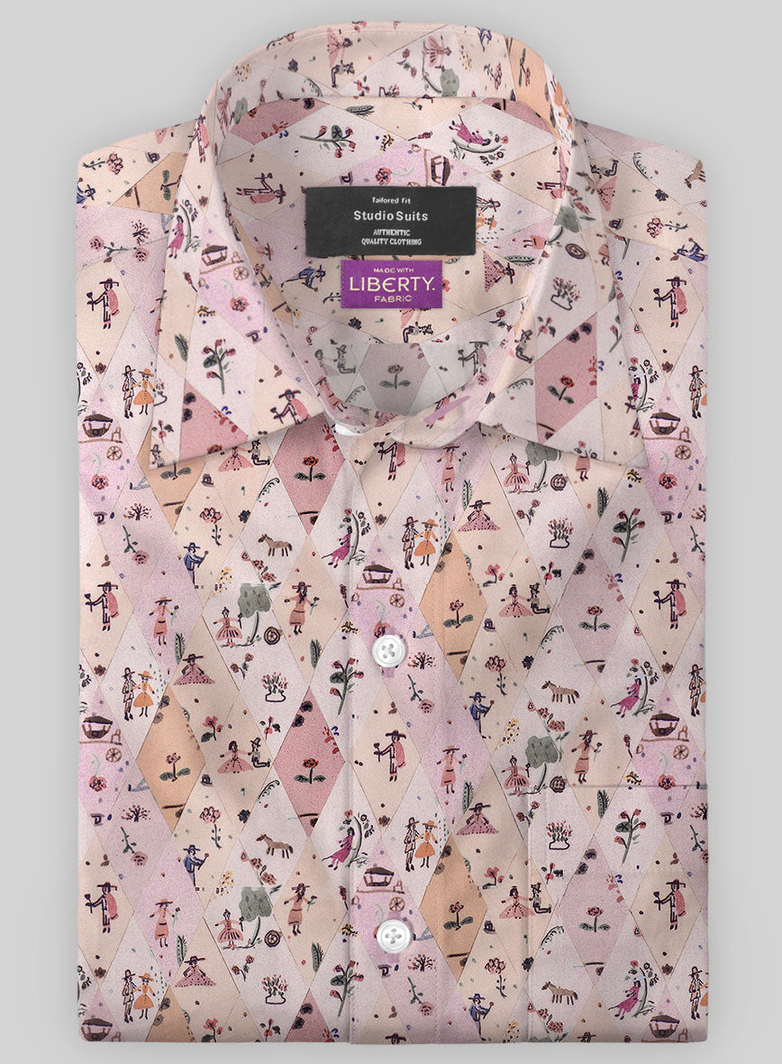 Liberty Ajetan Cotton Shirt - StudioSuits