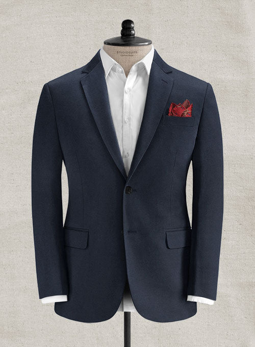 Loro Piana Slate Blue Cotton Jacket – StudioSuits