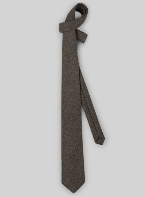 Tweed Tie - Dark Brown – StudioSuits