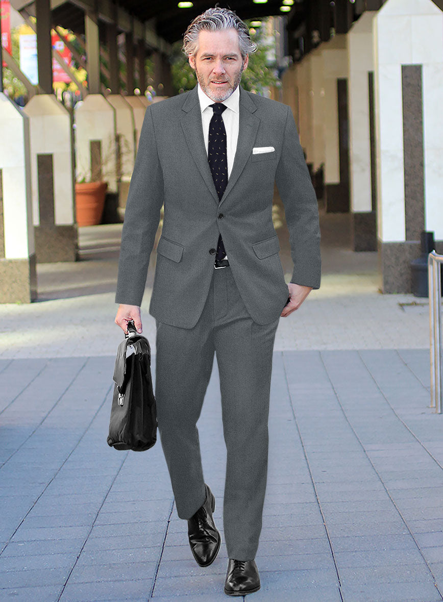 Naples Gray Tweed Suit – StudioSuits