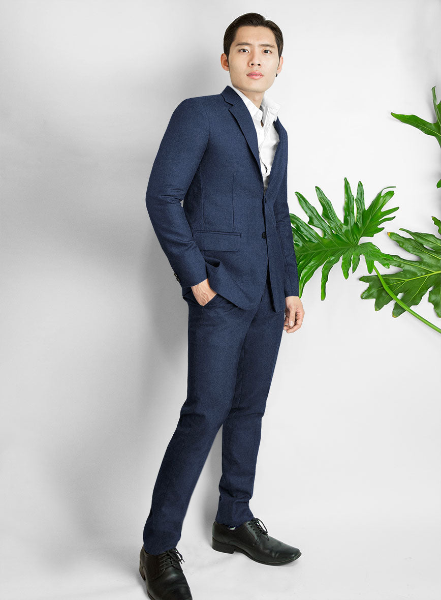Naples Pacific Blue Tweed Suit – StudioSuits
