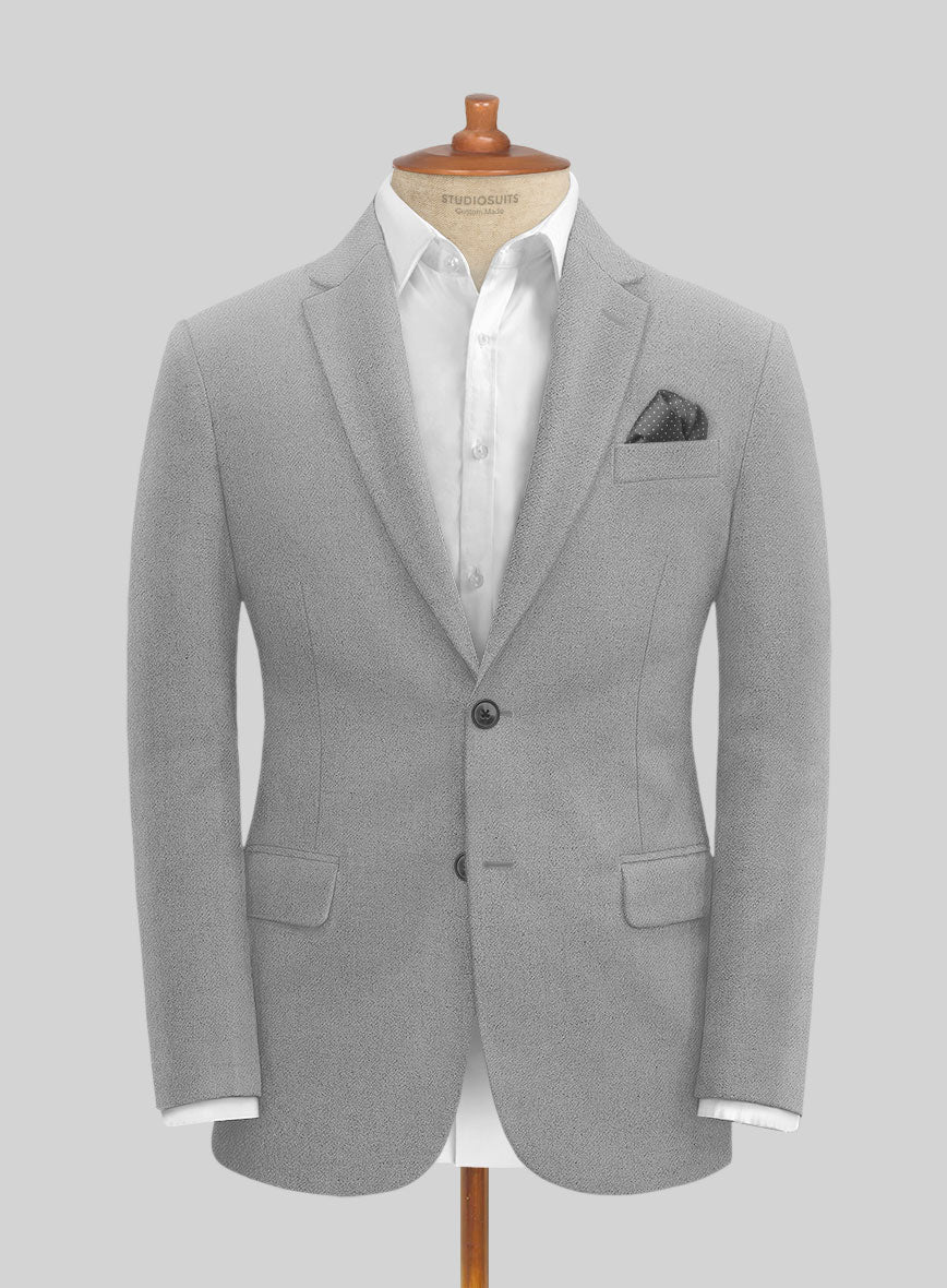 Naples Steel Gray Tweed Jacket – StudioSuits