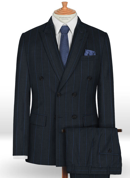 Napolean Rodrio Blue Wool Suit – StudioSuits