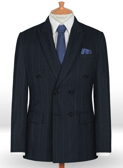 Napolean Rodrio Blue Wool Suit – StudioSuits