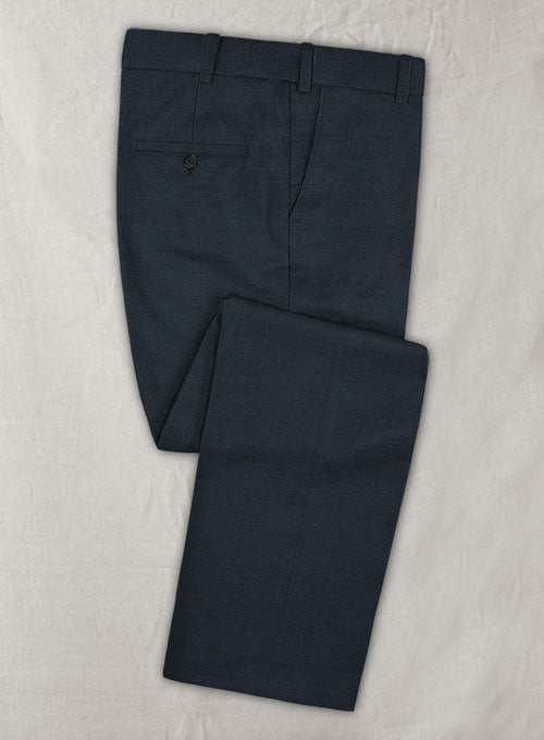 Napolean Stretch Sailor Blue Wool Pants – StudioSuits