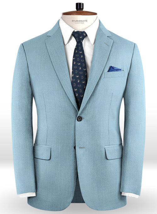 Napolean Taj Blue Wool Suit – StudioSuits