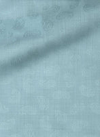 Paisley Light Blue Wool Shirt - StudioSuits