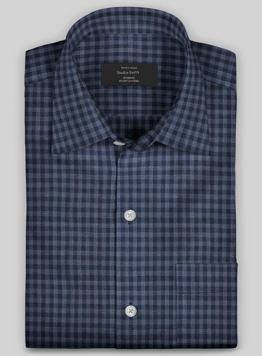 Pelro Checks Wool Shirt - StudioSuits