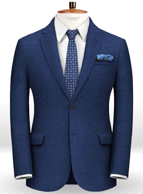 Pinhead Wool Royal Blue Suit – StudioSuits