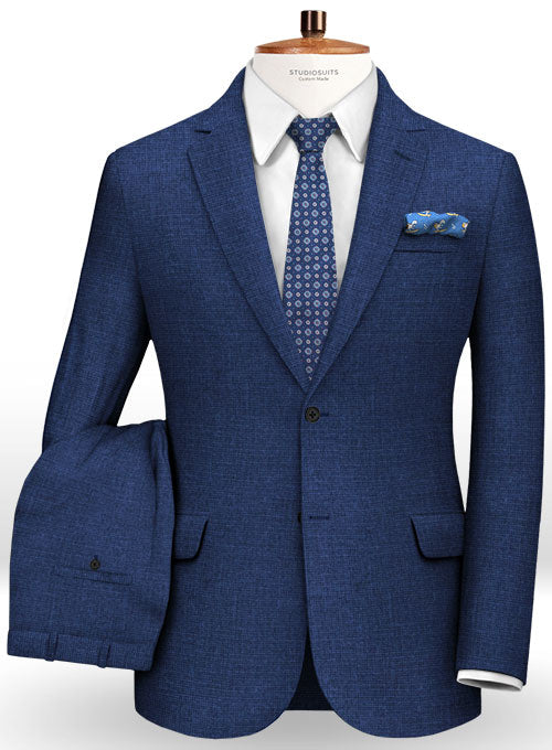 Pinhead Wool Royal Blue Suit – StudioSuits