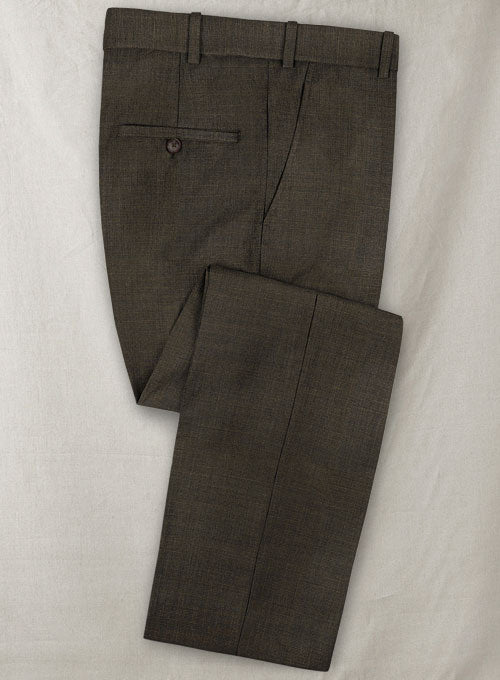 Pinhead Wool Brown Pants – StudioSuits