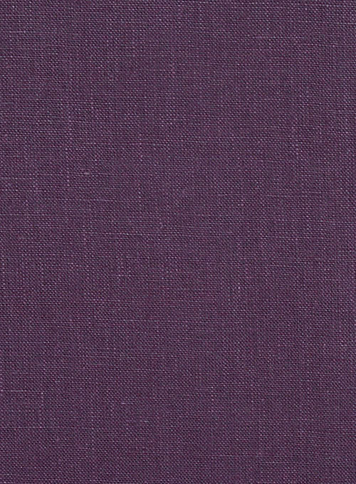 Pure Polish Purple Linen Pants - StudioSuits