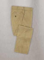 Reda Khaki Pure Wool Pants - StudioSuits