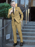 Reda Khaki Pure Wool Suit - StudioSuits