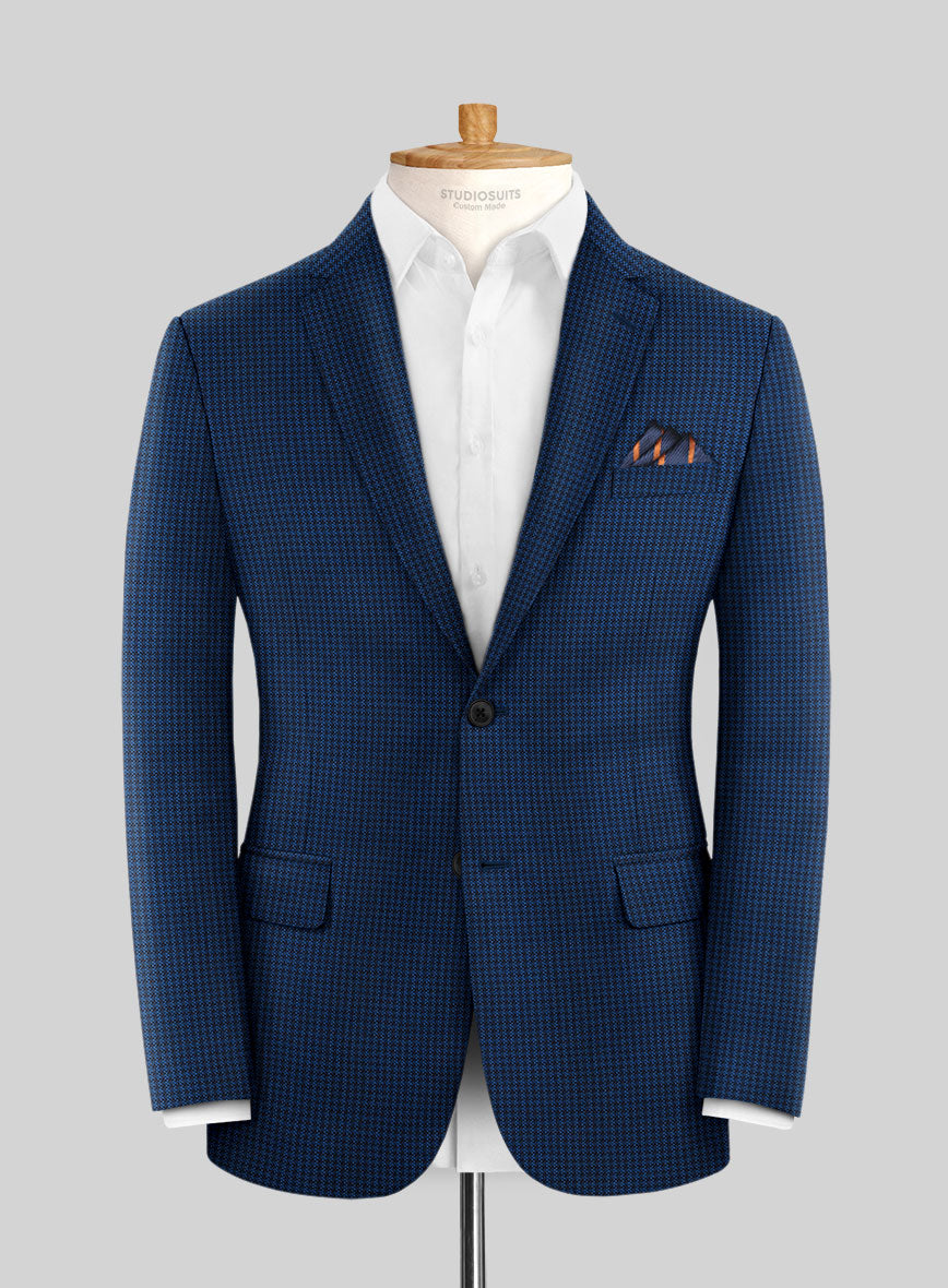 Reda Ocean Blue Wool Jacket – StudioSuits