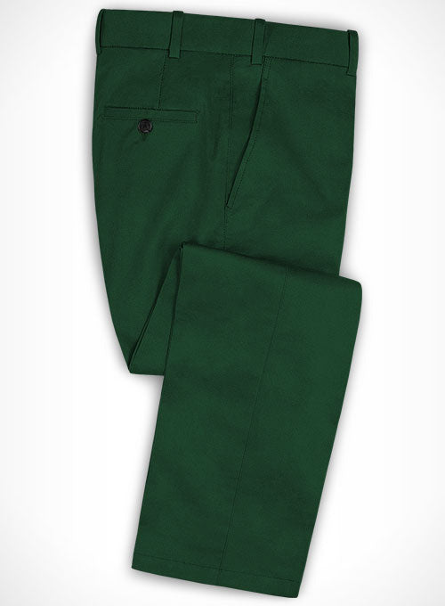 Royal Green Cotton Stretch Suit – StudioSuits