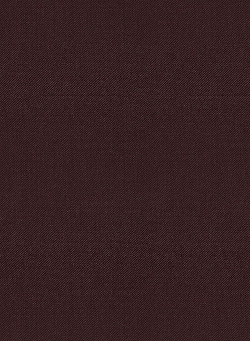 Scabal Dark Wine Wool Jacket - StudioSuits