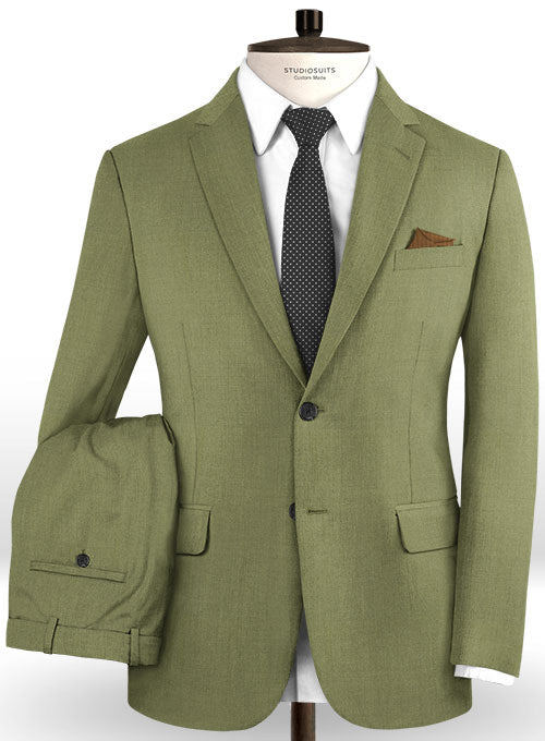 Scabal Fern Green Wool Suit – StudioSuits