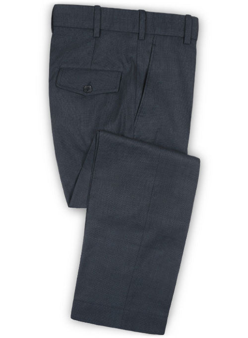 Spanish Blue Wool Pants – StudioSuits