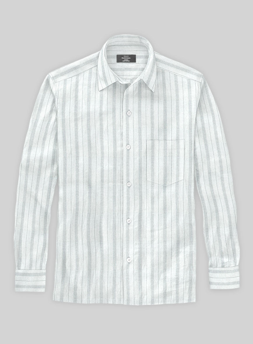 Tolome Stripe Linen Shirt – StudioSuits